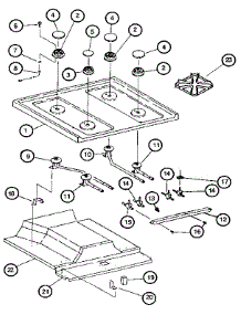 Sealed Burner parts for Caloric Gas Range RSS358UWGCO from AppliancePartsPros.com