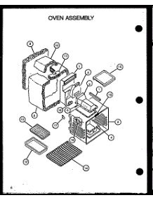 Oven Assembly parts for Caloric Gas Range RST308UK-P1130723NK from AppliancePartsPros.com