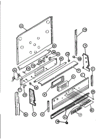 Control Panel parts for Caloric Gas Range RST378UL-P1141203N from AppliancePartsPros.com