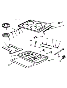 Main Body (Rtp203 / All) parts for Caloric Gas Cooktop RTP306UWW1-P1142508NWW1 from AppliancePartsPros.com