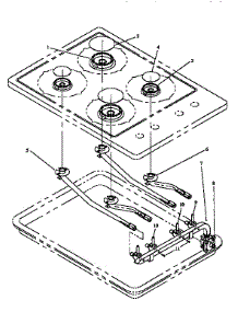 Gas Components parts for Caloric Gas Cooktop RTP308UL-P1142505NL from AppliancePartsPros.com