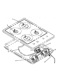 Electrical Components parts for Caloric Gas Cooktop RTP308UL-P1142505NL from AppliancePartsPros.com