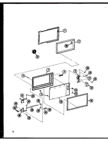 Door parts for Amana Countertop Microwave RV-10/P75085-10M from AppliancePartsPros.com