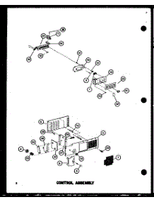 Control Assembly parts for Amana Countertop Microwave RV-8/P75260-4M from AppliancePartsPros.com