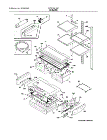 Shelves parts for Crosley Bottom-Mount Refrigerator RVRF3361SS1 from AppliancePartsPros.com