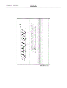 Controls parts for Crosley Bottom-Mount Refrigerator RVRF3361SS1 from AppliancePartsPros.com