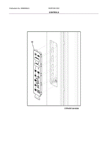 Controls parts for Crosley Bottom-Mount Refrigerator RVRF3361SS2 from AppliancePartsPros.com