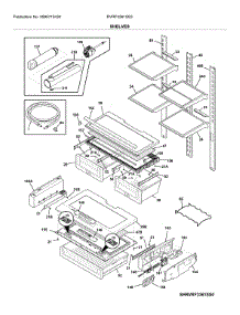Shelves parts for Crosley Bottom-Mount Refrigerator RVRF3361SS3 from AppliancePartsPros.com