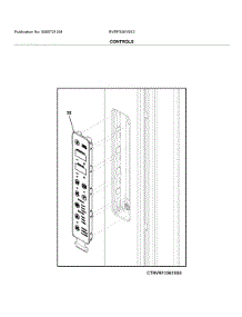 Controls parts for Crosley Bottom-Mount Refrigerator RVRF3361SS3 from AppliancePartsPros.com