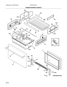 Freezer Door parts for Crosley Bottom-Mount Refrigerator RVRF3361SS4 from AppliancePartsPros.com