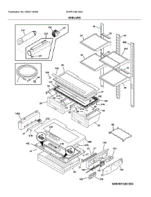 Shelves parts for Crosley Bottom-Mount Refrigerator RVRF3361SS4 from AppliancePartsPros.com