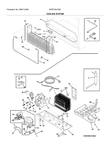 System parts for Crosley Bottom-Mount Refrigerator RVRF3361SS4 from AppliancePartsPros.com