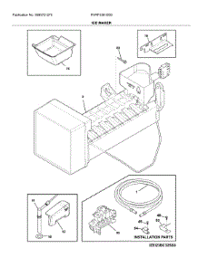 Ice Maker parts for Crosley Bottom-Mount Refrigerator RVRF3361SS5 from AppliancePartsPros.com