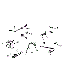 Electrical Components parts for Caloric Gas Wall Oven RWS214U0/P1132407N from AppliancePartsPros.com