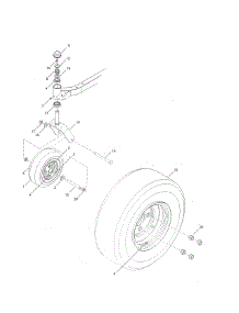 Wheels / Tires parts for Husqvarna Rear-Engine Riding Mower RZ3016 (966042901) from AppliancePartsPros.com