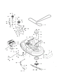 Mower Deck / Cutting Deck parts for Husqvarna Rear-Engine Riding Mower RZ4219-966809001 from AppliancePartsPros.com