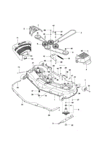 Mower Deck / Cutting Deck parts for Husqvarna Rear-Engine Riding Mower RZ5424/966659301 from AppliancePartsPros.com