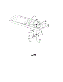 Frame And Drive Idler parts for Cub Cadet Rear-Engine Riding Mower RZT SERIES from AppliancePartsPros.com