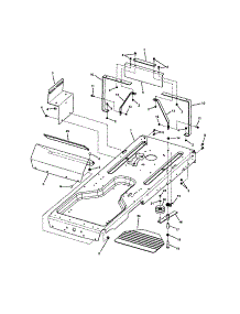 Frame parts for Snapper Rear-Engine Riding Mower RZT185381BVE (7800151) from AppliancePartsPros.com