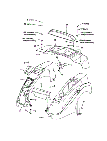Snapper Fender parts for Snapper Rear-Engine Riding Mower RZT22501BVE2 (7800153) from AppliancePartsPros.com