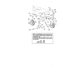 Wheel Assembly parts for Troy-Bilt Rear-Engine Riding Mower RZT42 from AppliancePartsPros.com