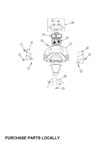 Air Filter / Blower Housing / Air Guide parts for Troy-Bilt Rear-Engine Riding Mower RZT50 from AppliancePartsPros.com