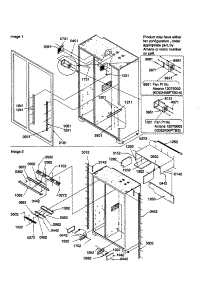 Ladders And Light Shields parts for Amana Side-By-Side Refrigerator S148CA03-P1305501W from AppliancePartsPros.com
