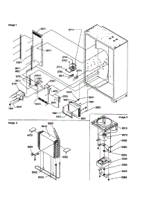 Evaporator Area parts for Amana Side-By-Side Refrigerator S148CA03-P1305501W from AppliancePartsPros.com