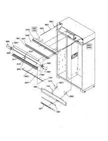 Upper Grille And Keyboard parts for Amana Side-By-Side Refrigerator S148CA03-P1305501W from AppliancePartsPros.com
