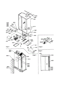 Roller Assembly / Back Unit parts for Amana Side-By-Side Refrigerator S148DA03-P1305601W from AppliancePartsPros.com