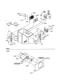 Hinges / Condenser / Compressor parts for Amana Side-By-Side Refrigerator S148DA03-P1305601W from AppliancePartsPros.com
