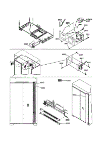 Heater And Condensate Evaporation Kit parts for Amana Side-By-Side Refrigerator S148DA03-P1305601W from AppliancePartsPros.com