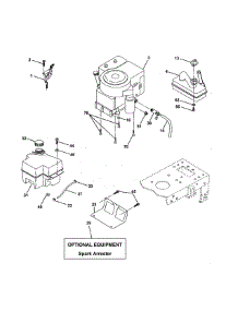 Engine parts for Weedeater Front-Engine Lawn Tractor S165H42A from AppliancePartsPros.com