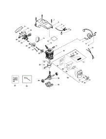 Cylinder / Shield / Crankshaft parts for Snapper Gas Chainsaw S1838LE from AppliancePartsPros.com