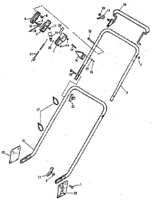 Handle Group parts for Lawnboy Gas Walk-Behind Mower S21ZPR from AppliancePartsPros.com