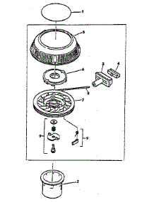 Starter Group parts for Lawnboy Gas Walk-Behind Mower S21ZPR from AppliancePartsPros.com
