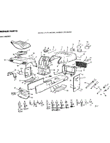 Top Half parts for Craftsman Rear-Engine Riding Mower S252635 from AppliancePartsPros.com
