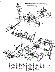 Varidrive System parts for Craftsman Front-Engine Lawn Tractor S253714 from AppliancePartsPros.com