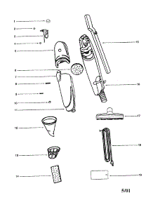 Motor Cover parts for Eureka Upright Vacuum S288A from AppliancePartsPros.com
