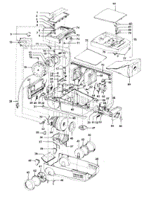 Cordreel, Mainhousing, Motor Assembly parts for Hoover Canister Vacuum S3279 from AppliancePartsPros.com