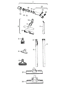Hose parts for Hoover Canister Vacuum S3289 from AppliancePartsPros.com