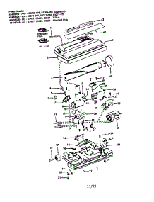 Vacuum Assembly parts for Hoover Canister Vacuum S3501 from AppliancePartsPros.com