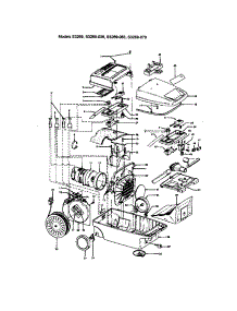 Main Body parts for Hoover Canister Vacuum S3501 from AppliancePartsPros.com