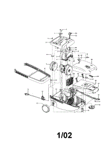 Main Body / Wheels parts for Hoover Canister Vacuum S3535 from AppliancePartsPros.com
