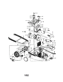 Main Body / Wheel parts for Hoover Canister Vacuum S3569 from AppliancePartsPros.com