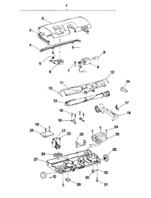 Foot parts for Hoover Canister Vacuum S3590 from AppliancePartsPros.com