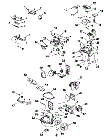 Main Body parts for Hoover Canister Vacuum S3592 from AppliancePartsPros.com