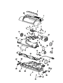 Powernozzle parts for Hoover Canister Vacuum S3603-040 from AppliancePartsPros.com