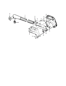 Hose Assembly parts for Hoover Canister Vacuum S3606 from AppliancePartsPros.com