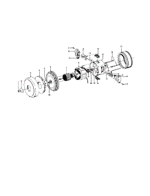 Motor And Fan Assemblies parts for Hoover Canister Vacuum S3606 from AppliancePartsPros.com